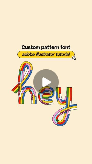 Typography Tutorial Illustrator, 2024 Font, Typography Tutorial, Illustrator Tips, Adobe Fonts, Adobe Tutorials, Adobe Illustrator Tutorials, Learning Graphic Design, Type Posters