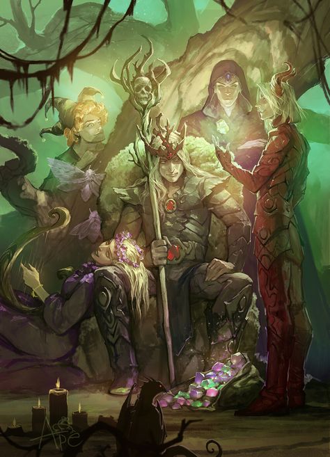 ArtStation - Treasure hunters, Aleks Petruk Ars Magica, Fantasy Ideas, Treasure Hunters, Fantasy Land, Wood Elf, Fantasy Drawings, Treasure Hunter, Fantasy Pictures, Dnd Art