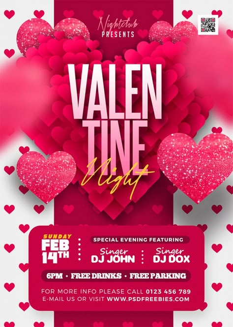 Valentine’s Day Special Event Party Flyer PSD – PSDFreebies.com Valentine Event Poster, Valentine Day Flyer Design, Valentine Flyer Design Graphics, Valentine Event Ideas, Valentine’s Day Flyer, Valentines Day Poster Design Graphics, Valentines Day Design Graphic, Valentines Graphic Design, Valentines Design Ideas