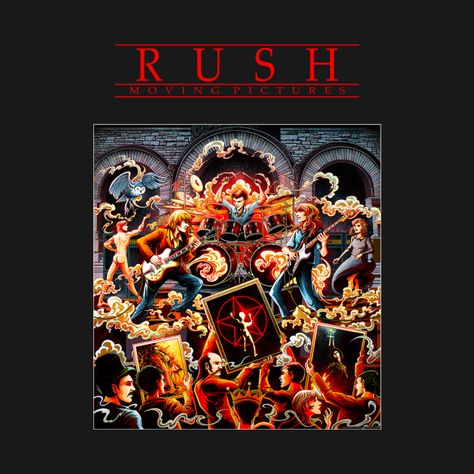 Rush Moving Pictures, Rush Poster, Anniversary Poster, Rush Band, Pop Culture Art, Rock Posters, Moving Pictures, Poster Retro, Paper Frames