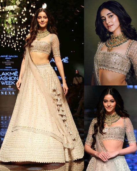 Simple And Elegant Lehenga Designs, Copper Lehenga, Sangeet Outfit, White Lehenga, Indian Outfits Lehenga, Wedding Lehenga Designs, Modest Dresses Casual, Indian Dresses Traditional, Traditional Indian Outfits