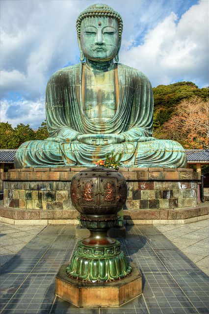 The Great Buddha of Kamakura (Kamakura Daibutsu), Kotokuin Temple, Japan by Dmitry Valberg Kanagawa Prefecture, Kyushu, Tokyo Disneyland, Kamakura, Famous Landmarks, Bhutan, Mongolia, Yokohama, Places Around The World