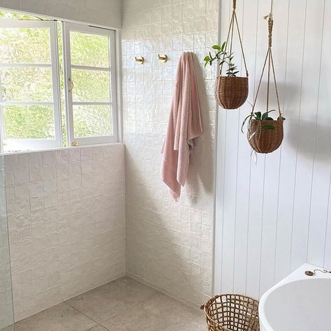 National Tiles on Instagram: “This beautiful bathroom by @little.nook has such a refreshing feel to it, using our gorgeous organic look mallorca tiles in the shower area…” Mallorca Tiles Bathroom, National Tiles Bathroom, National Tiles, Shower Area, Laundry Room Bathroom, Tiles Bathroom, Baby Makes, Beautiful Bathrooms, Room Bathroom