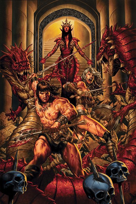 Conan O Barbaro, Conan The Destroyer, Mark Brooks, Dark Sun, Savage Worlds, Conan The Barbarian, Red Sonja, Fantasy Fiction, Comic Collection