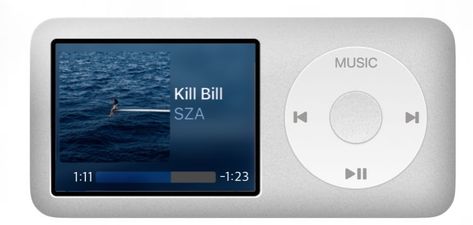 Ipod Overlay, Apple Music Widget, Ipod Png, Ipod Template, Ipod Aesthetics, Kill Bill Song, Sza Kill Bill, Ipod Widget, Song Template