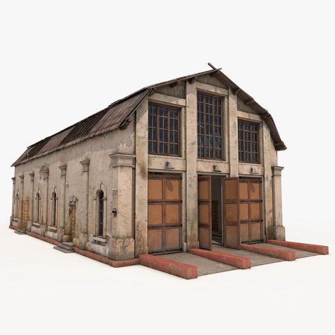 Abandoned Warehouse 3D Model #AD ,#Abandoned#Warehouse#Model Warehouse Concept Art, Minecraft Warehouse, Old Warehouse Exterior, Medieval Warehouse, Abandoned Warehouse Exterior, Warehouse Exterior, Abandoned Warehouse Concept Art, Warehouse Aesthetic Abandoned, Warehouse Apartment