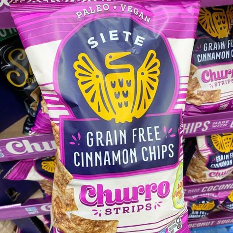 Gluten Free Siete Churro Strips | CostContessa Churro Chips, Costco Snacks, Hu Chocolate, The Best Snacks, Costco Finds, Best Snacks, Snacks List, Vanilla Bean Powder, Seaweed Snacks