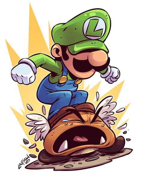 Luigi Pfp, Derek Laufman, Karakter Disney, Super Mario Art, Nintendo Art, Graffiti Characters, Graffiti Cartoons, Mario Art, Dope Cartoon Art