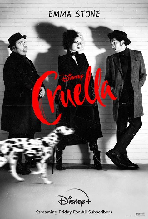 Cruella on Twitter: "The wait is almost over. #Cruella is available to all @DisneyPlus subscribers this Friday!… " Cruella Poster, Cruella 2021, Best Halloween Movies, In Theaters Now, Go To The Cinema, Disney Princess Artwork, Cruella Deville, Cinema Experience, Emma Thompson