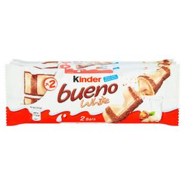 Buy Kinder Bueno White Milk and Hazelnuts 3 x 39g (117g) online at Iceland. Free next day delivery on orders over £35. Mars Chocolate Bar, Bueno White, Mars Chocolate, White Chocolate Bar, Chocolate Sweets, Skim Milk, Food Platters, House Goals, Powdered Milk