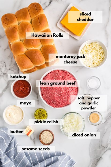 Simple Cheeseburger Sliders, Chopped Hamburger Sliders, Chopped Cheese Burger Sliders, Sliders Hamburger Ground Beef, Homemade Sliders Ground Beef, Ground Beef Sliders Recipes Mini Burgers, Chopped Burger Sliders, Hamburger And Cheese Sliders, Mini Sloppy Joes Sliders