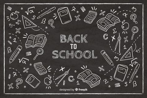 Back to school school bag Vectors, Photos and PSD files | Free Download Back To School Backdrop, School Backdrop, Back To School Background, School Blackboard, Back To School Wallpaper, School Background, School Chalkboard, School Theme, Muslin Backdrops