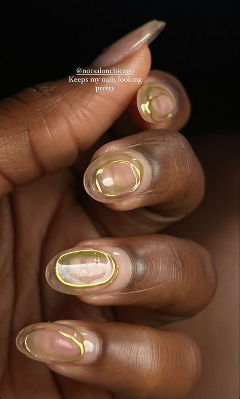 Chrome Nail Ideas, Gold Chrome Nails, Chrome Nails Designs, Chrome Nail, Gold Chrome, Glitz And Glam, Chrome Nails, Nails Design, Short Nails