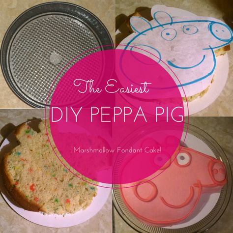 Hey guys! Oh my goodness, I have been so busy with Baby Bug's Peppa Pig party. I felt like it was a success and lots of fun for our sweet gi... Homemade Peppa Pig Birthday Cake, Peppa Pig Cake Diy, Diy Peppa Pig Cake, Pepa Pig Birthday Cake, Peppa Pig Cupcakes, Peppa Pig Birthday Party Decorations, Greta Gris, Peppa Party, Pepper Pig