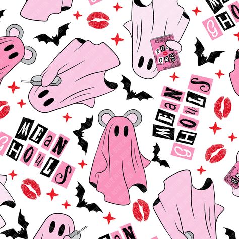 Mean Ghouls Wallpaper, Mean Ghouls, Mean Girls Halloween, Helloween Wallpaper, Pattern Meaning, Halloween Wallpaper Iphone Backgrounds, Easter Wallpaper, Halloween Wallpaper Iphone, Holiday Background