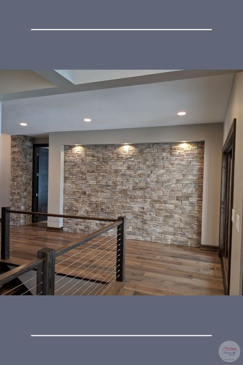 Wallpaper Stone Wall, Stone Panels Interior Accent Walls, Stone And Wood Decor, Internal Stone Wall Ideas, Stone Accent Wall Basement, Stone Wall Interior Design Modern, Exposed Stone Wall Interior, Stone Feature Wall Living Room, Stone Accent Walls In Living Room