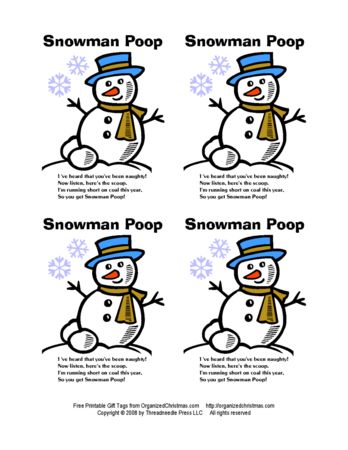 Snowman Poop Poem Printable Tag Snowman Soup Poem, Organized Christmas, Snowman Poop, Diy Christmas Treats, Snowman Soup, Gifts For Boyfriend Parents, Printable Snowman, Christmas Treat Bags, Christmas Organization