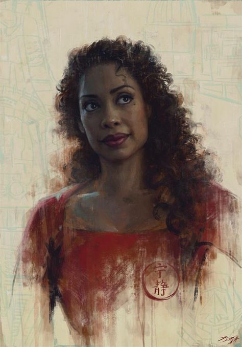 Cropped Grunge, Grunge Portrait, Woman Celebrity, Firefly Series, Artist Block, Serenity (firefly), Gina Torres, Firefly Art, Celebrity Actress