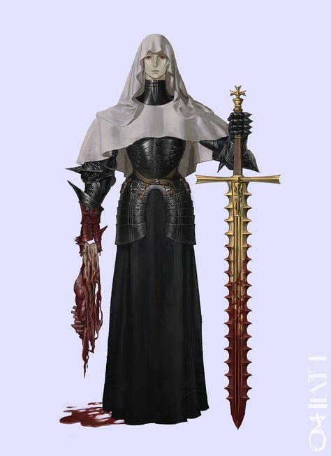 Home / X Fantasy Nun Art, Nun Character Design, Nun Character, Female Knight, 다크 판타지, Dnd Art, Fantasy Concept Art, Fantasy Warrior, Character Design Male