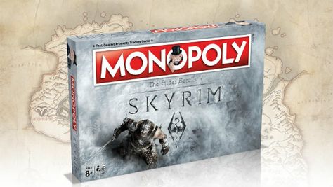 Skyrim Monopoly Skyrim Birthday, Skyrim Game, Christmas Gift Games, Elder Scrolls Skyrim, Monopoly Board, Monopoly Game, The Elder Scrolls, Game Cheats, Take My Money