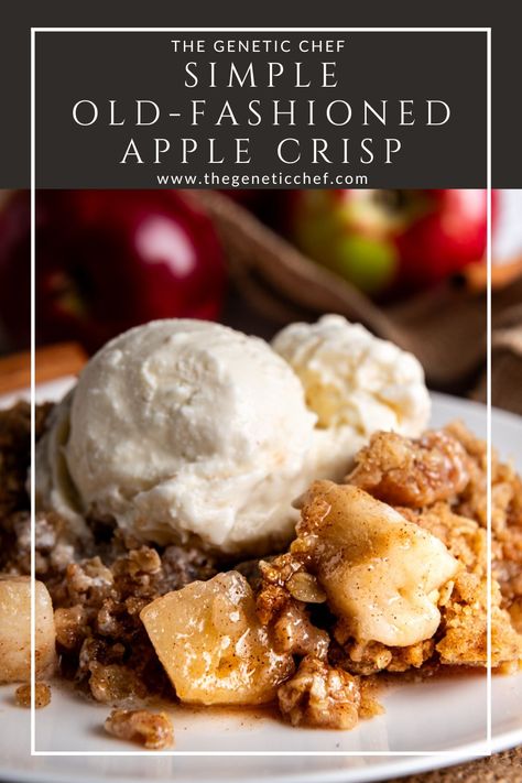 Oat Streusel Topping, Delicious Apple Crisp, Old Fashioned Apple Crisp, Old Fashioned Apple Pie, Coffee Cake Cookies, Best Apple Crisp, Friend Party, Apple Dessert, Sweet Recipe