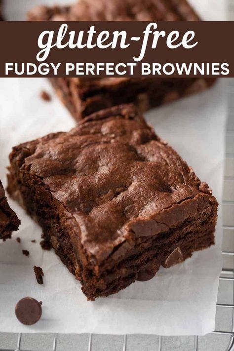 Best Gluten Free Brownies Recipe, Brownie Recipe From Scratch, Meaningful Eats, Gluten Free Brownies Recipe, Pecan Brownies, Gluten Free Brownies, Best Gluten Free Recipes, Gluten Free Desserts Recipes, Gf Desserts