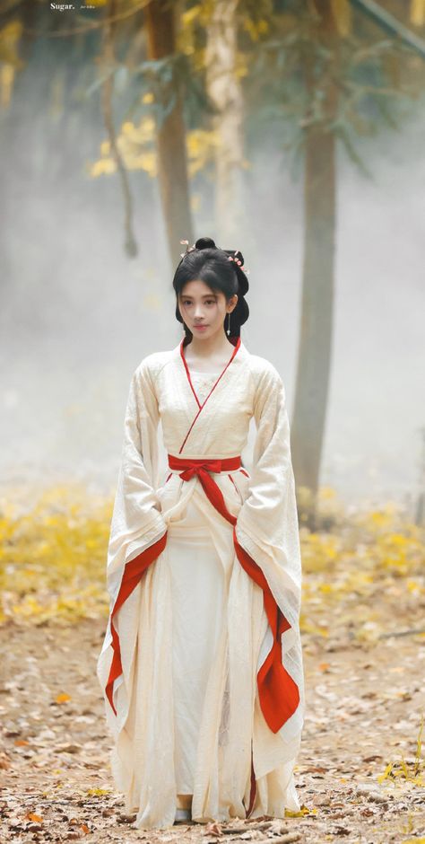 Chinese Royalty, Hanfu Dress Red, Chinese Historical Drama Costumes, Hanfu Hairstyles, Chinese Hanfu Dress Red, Asian Style Dress, Traditional Asian Dress, Royal Chinese Traditional Dress Hanfu, Ancient Chinese Dress