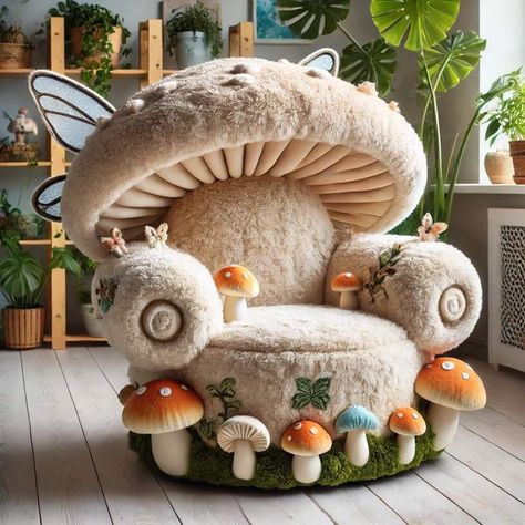 Human Nest, Mushroom Chair, Nest Chair, Bedroom Decor Cozy, Diy Chair, Cat Room, Room Interior, Furniture Ideas, Bedroom Inspirations