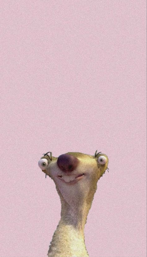 Sid The Sloth Wallpaper, Ice Age Wallpaper Iphone, Ice Age Wallpaper, Wallpaper Backgrounds Funny, Ice Age Sid, Wallpapers Rosa, Sid The Sloth, Iphone Wallpaper Pattern, Cartoon Profile Pictures