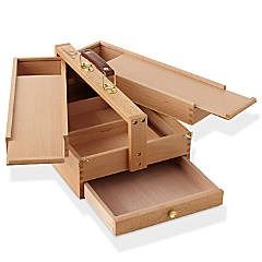 Wood Craft Kits, Projects, & Supplies | Oriental Trading Company Level Storage, Artist Storage, 7 Elements, Wooden Tool Boxes, Art Supplies Storage, Art Supply Organization, Brush Storage, Box Joints, Wood Artist