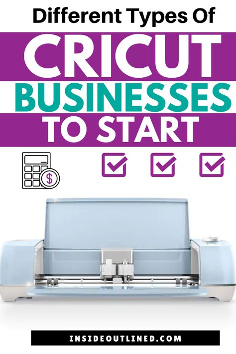 Different Types Of Cricut Businesses To Start - InsideOutlined Business With Cricut, Vinyl Projects To Sell, Cricut Business, Cricket Crafts, Htv Projects, Business Ideas For Beginners, Spice Jar Labels, Cricut Explore Projects, Personalized Wine Glasses