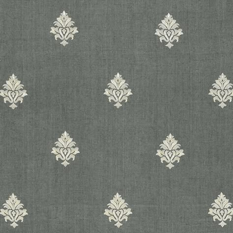 Schumacher Fabric, Textile Pattern Design, Embroidery Book, Embroidery Fabric, Satin Stitch, Drapery Fabric, Textile Patterns, The Bar, Fabric Decor