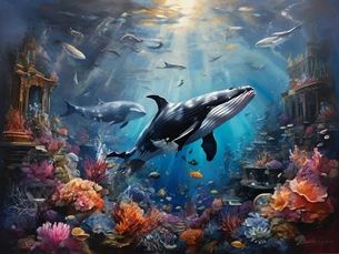 Enchanted Ocean#pikbest# Bathroom Mural, Mural Home, Drywall Installation, Ocean Underwater, Ocean Photos, World Wallpaper, Wallpaper Wall, Canvas Paper, Graphic Design Templates