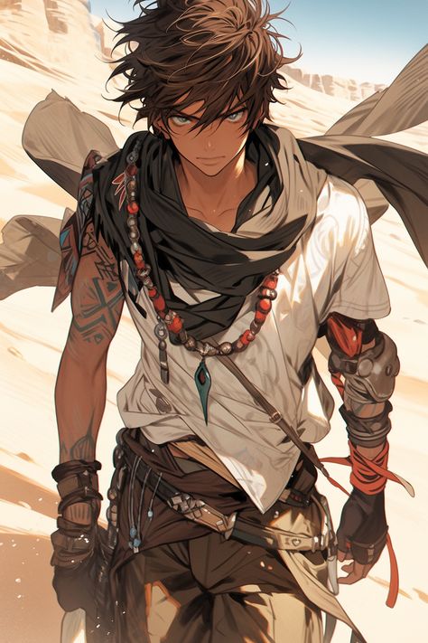 Anime Adventurer, Character Concept Art Male, Concept Art Character Design References, Dnd Character Art Male, Concept Art Characters Sketches, Anime Male Character, Hunter Character, 다크 판타지, Gambar Figur