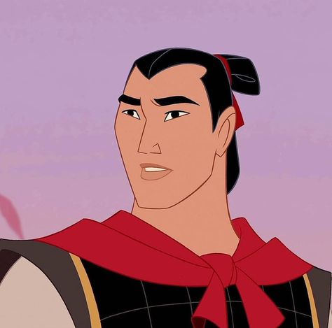 Li Shang Mulan, Animated Princess, Mulan Movie, Li Shang, Movie References, Male Cartoon Characters, Disney Drawing, Mulan Disney, Animated Man