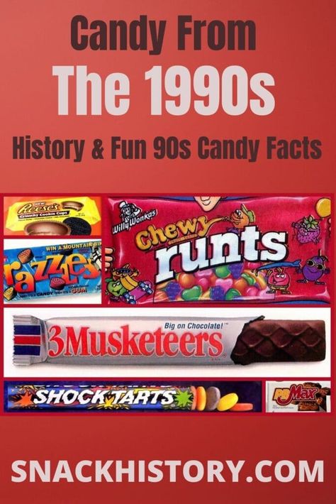 90s Candy: History & Fun Candy Facts 1990s Candy, Fruit Gushers, 90s Snacks, 90s Candy, 90s Food, Old School Candy, 90s Theme Party, Popular Candy, Nostalgic Candy