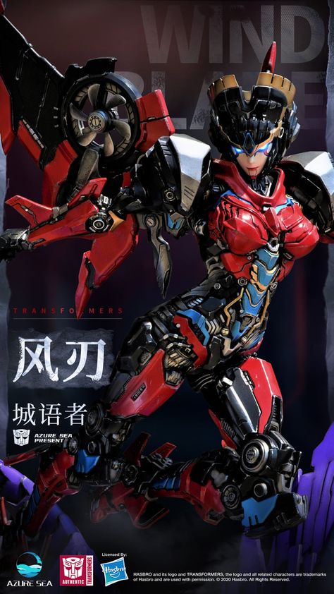 Officially Licensed Windblade Statue By Azure Sea Studio – Color Sample - Transformers News - TFW2005 Transformers Windblade, Transformers Girl, Movie Intro, Arcee Transformers, Transformers Armada, Transformers Art Design, Best Wallpaper Hd, Megaman X, Transformers Design