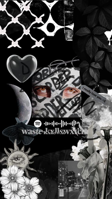 Waste by kxllswxtch it’s an amazing song for venting ho check it out! #waste #songinspired #kxllswxtch #blackandwhite #vent I Really Love You, Really Love You, Your Aesthetic, Check It Out, Love You, Energy, Songs