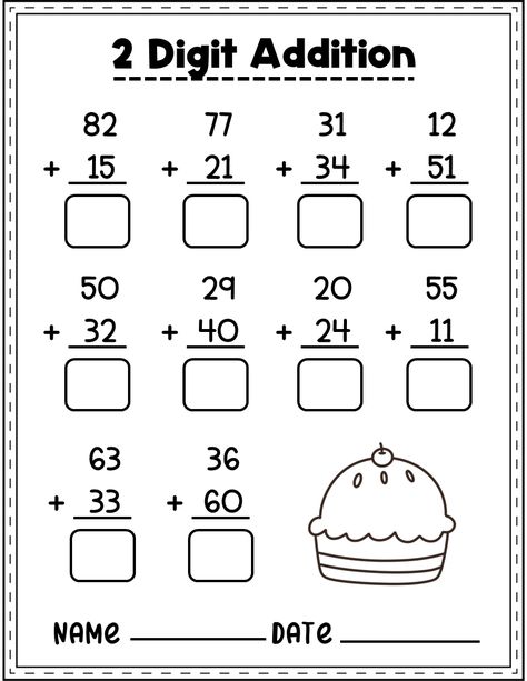 2 Digit Addition No Regrouping Worksheets Grade 1 Math Addition Worksheet, Number Addition Activities, Addition Practice 2nd Grade, Math Activity For Grade 2, Addition Two Digits Worksheet, Addition For Grade 2 Activities, Math Worksheets For Grade 2 Student, Printable Math Worksheets 2nd Grade, Math Questions For Grade 1