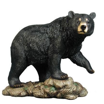 Bear Black Walking Forest Prop Life Size Decor Resin Statue Beer Decor, Black Bear Cub, Bear Statue, Bear Sculptures, Bear Cub, Bear Decor, Bear Figurine, Woodland Forest, Animal Statues