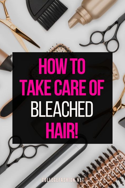 How To Keep Bleached Hair Healthy, Bleach Damaged Hair, Wella Toner, Bleaching Your Hair, Hair Mistakes, How To Lighten Hair, Hair Supplies, Fast Hairstyles, Platinum Hair