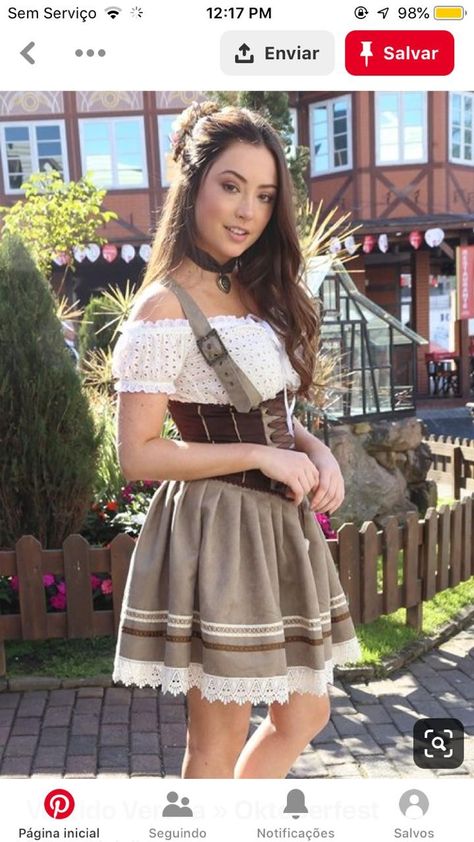 Drindl Dress, Oktoberfest Woman, German Girls, Oktoberfest Outfit, Beer Girl, Dirndl Dress, Sweet Dress, Traditional Dresses, Traditional Outfits