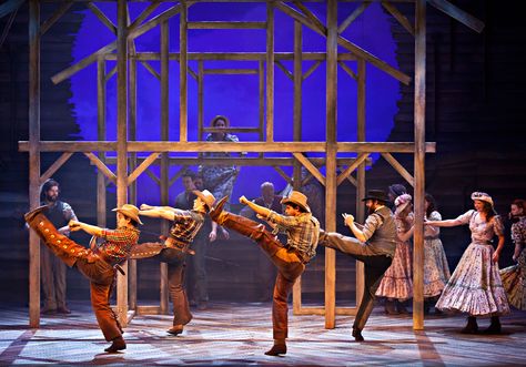 Oklahoma The Musical, Oklahoma Musical, Seven Brides For Seven Brothers, Theatrical Scenery, Period Stuff, Grand Theatre, Coach Handbags Outlet, Musical Costumes, Fiddler On The Roof