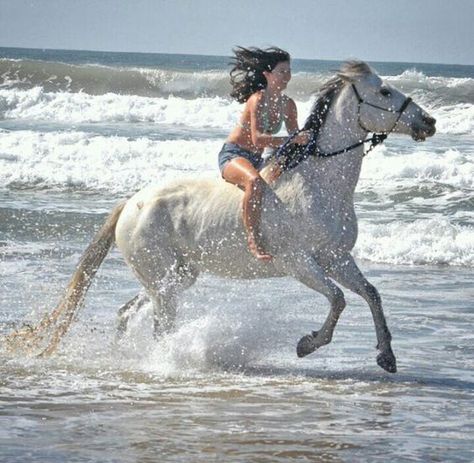 Woman Riding Horse, Horse Photography Poses, Bareback Riding, Beautiful Horses Photography, Beach Rides, Water Cycle, Horses And Dogs, Figurative Artists, Clydesdale