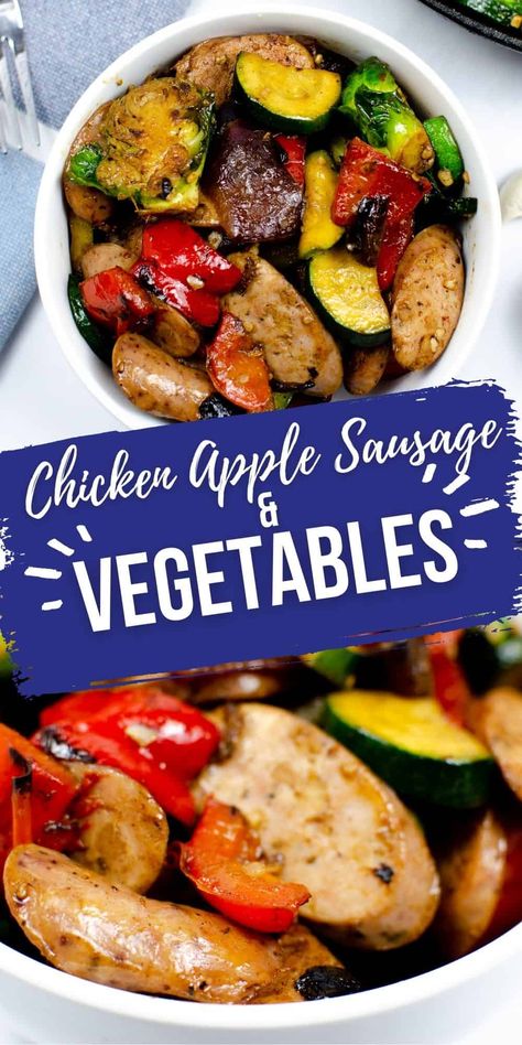 Chicken Sausage Skillet Recipes, Apple Chicken Sausage Dinner Ideas, Apple Sausage Recipes Dinners, Recipes Using Chicken Apple Sausage, Recipes With Chicken Apple Sausage, Chicken Apple Sausage Recipes Healthy, Chicken And Apple Sausage Recipes Meals, Chicken Apple Sausage Recipes Dinners, Chicken And Apple Sausage Recipes