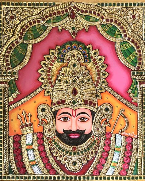 Khatu Shyam Ji Canvas Painting, Khatu Shyam Drawing Easy, Khatu Shyam Ji Mandala Art, Khatu Shyam Sketch Pencil, Khatu Shyam Drawing Sketch, Khatu Shyam Mandala Art, Bal Hanuman Sketch, Khatu Shyam Baba Drawing, Khatu Shyam Ji Drawing