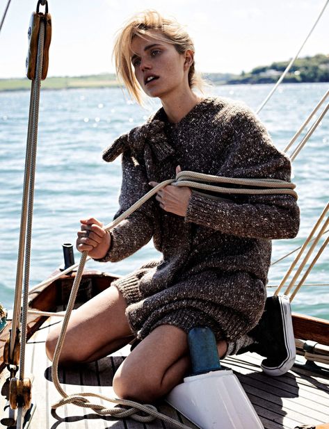 visual optimism; fashion editorials, shows, campaigns & more!: maiden trip: cato van ee by paul bellaart for vogue netherlands november 2014 Vogue Netherlands, Nautical Fashion, Gotham, Fashion Magazine, Editorial Fashion, The Ocean, Fashion Models, Fashion News, Netherlands