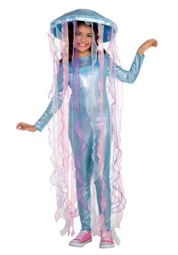 Diy Sea Creature Costume, Creature Halloween Costumes, Sea Animal Costumes, Fish Fancy Dress, Fish Costume Kids, Umbrella Jellyfish, Whimsical Jellyfish, Sea Creature Costume, Finding Nemo Costume