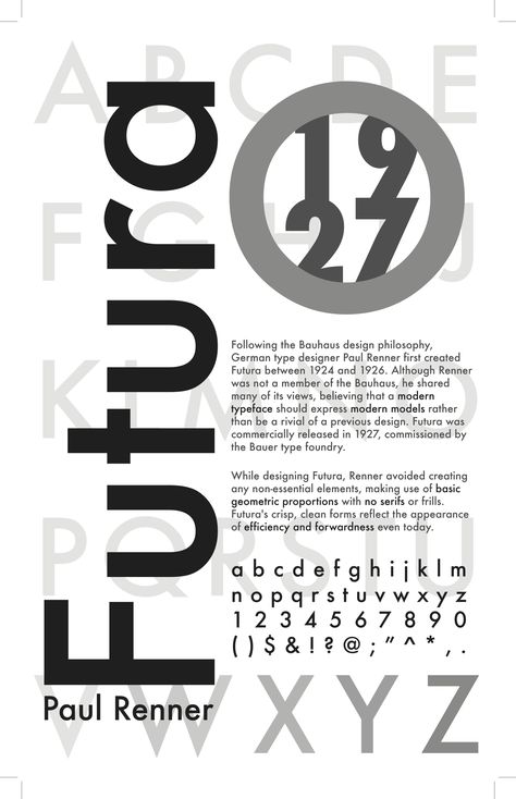 Alex Wang – Portfolio | Typographic Hierarchy – Futura Futura Typeface Poster, Typeface Poster Design, Type Specimen Poster, Hierarchy Design, Specimen Poster, Typeface Poster, Typographic Poster Design, Gill Sans, Typography Design Inspiration