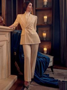 Cream Suit, The Rake, Beige Suits, Gemma Arterton, Maria Callas, Ava Gardner, Ladies Blazer, Rachel Weisz, Bespoke Suit